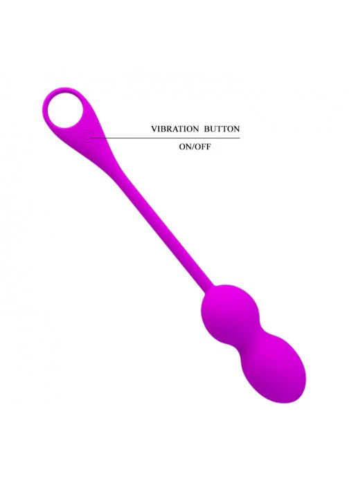 Pretty Love Elvira App Vibrating Kegel Balls - 212HP Purple - Image 5
