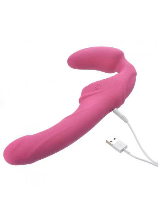 Adam & Eve Vibrating Strapless Strap On - Image 4
