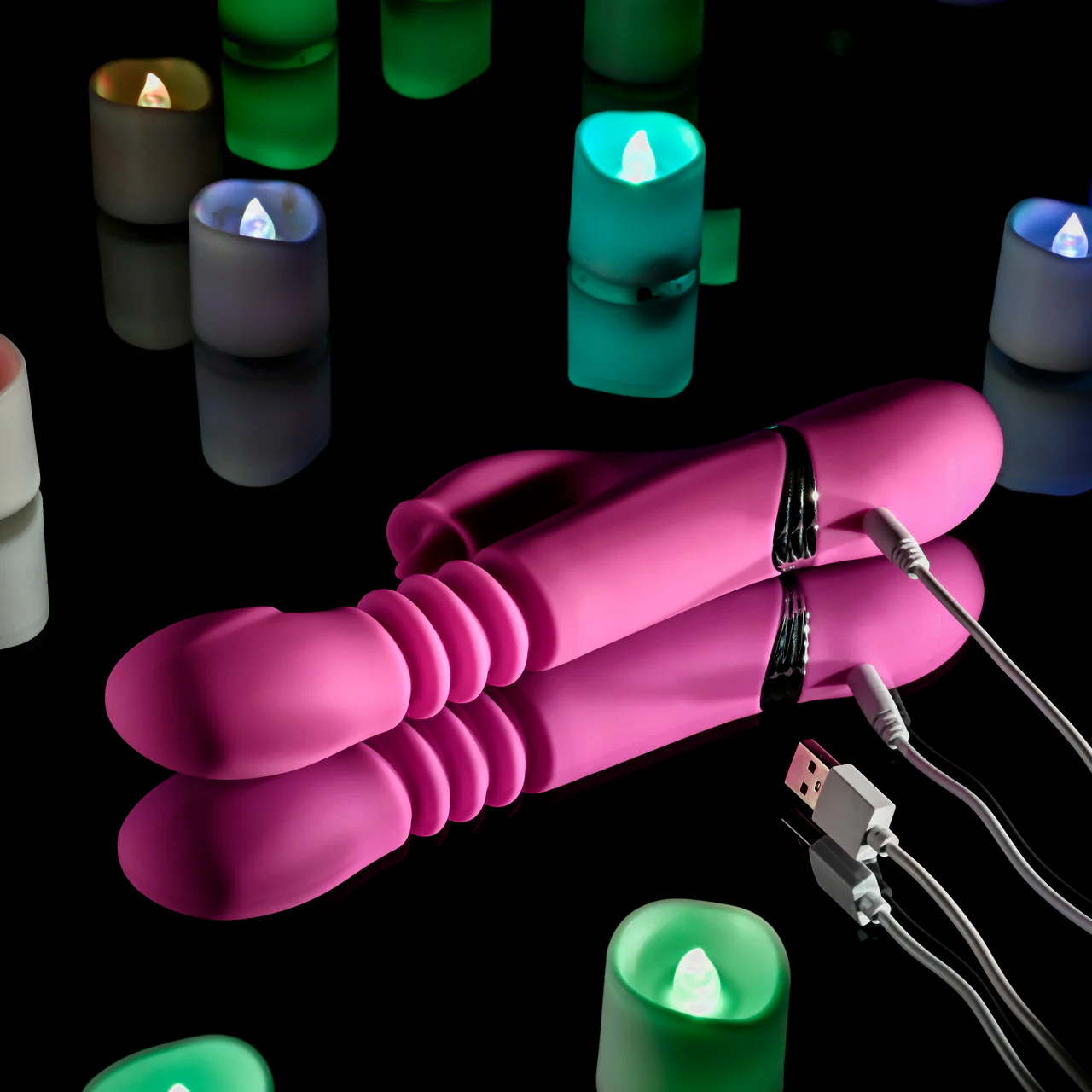 Evolved Pink Dragon Thrusting Rabbit Vibrator - Image 8