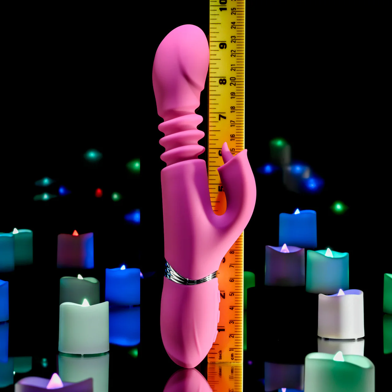 Evolved Pink Dragon Thrusting Rabbit Vibrator - Image 9