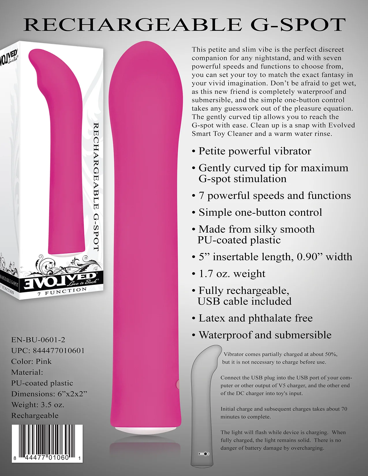 Evolved Rechargable G Spot Vibe - Image 6