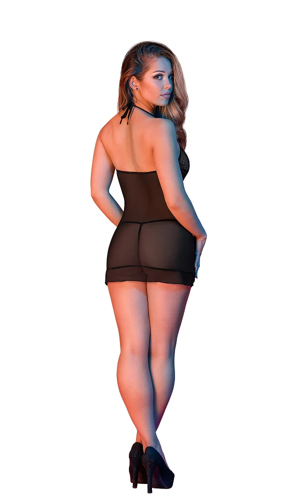 Exposed Chemise M198Black 2XL - Image 2