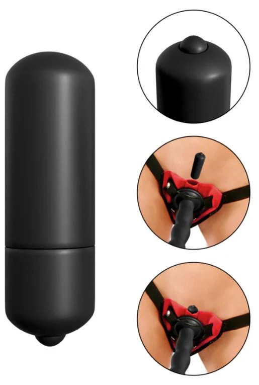 FF Vibrating Strap-on Set Red - Image 2