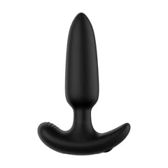Forto Pointed Vibrating Anal Plug Black - Image 2