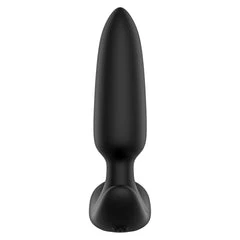 Forto Pointed Vibrating Anal Plug Black - Image 3