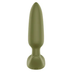 Forto Pointed Vibrating Anal Plug Green - Image 3