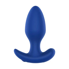 Forto Vibrating Anal Plug Blue - Image 4