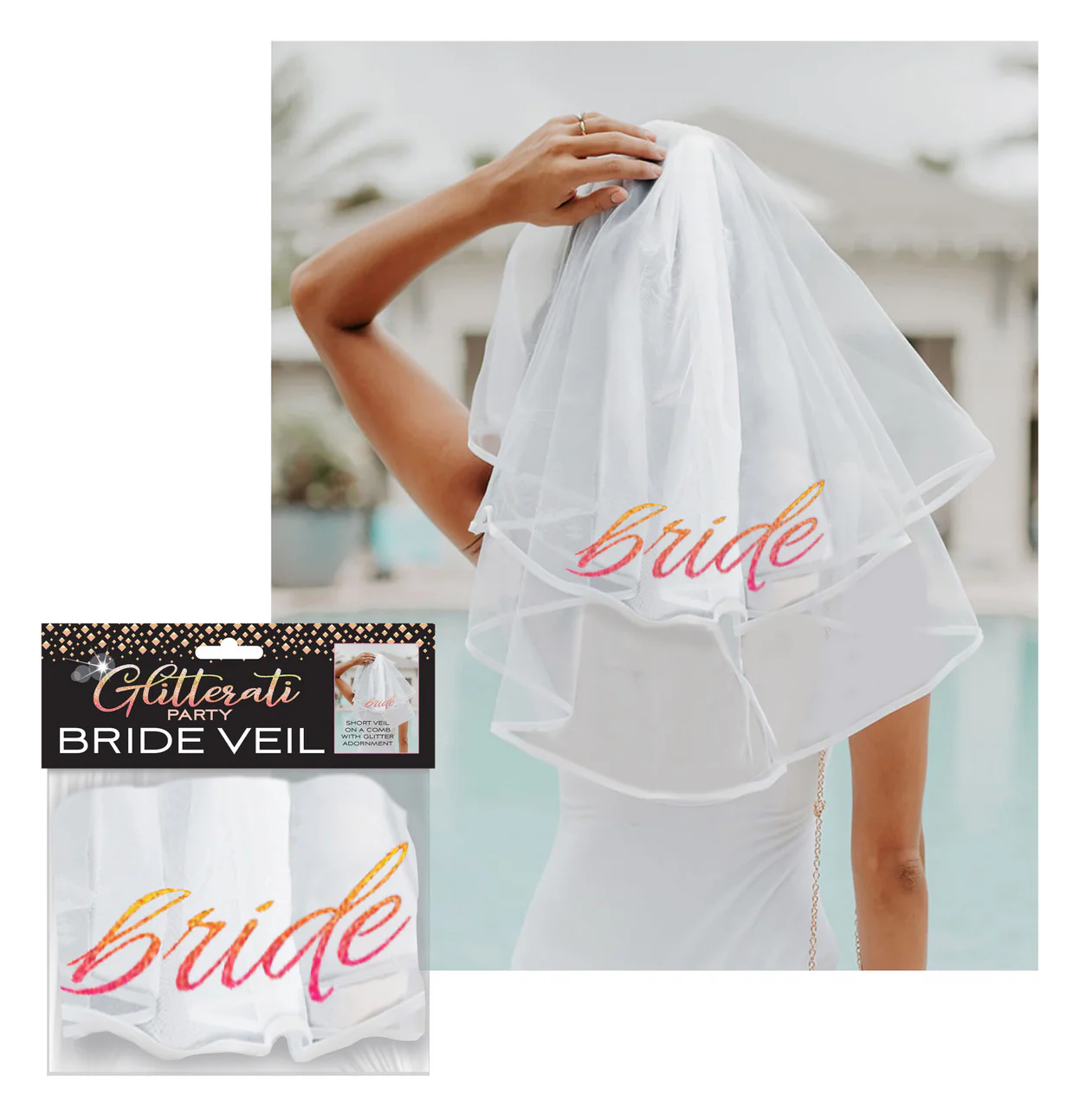 Glitterati Bride Veil - Image 2