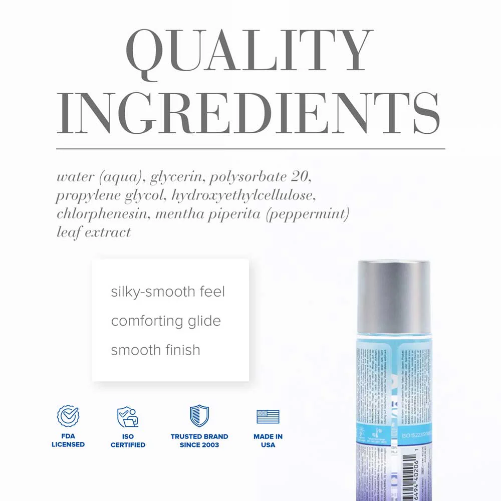 JO H20 Cooling Lube 60ml - Image 2