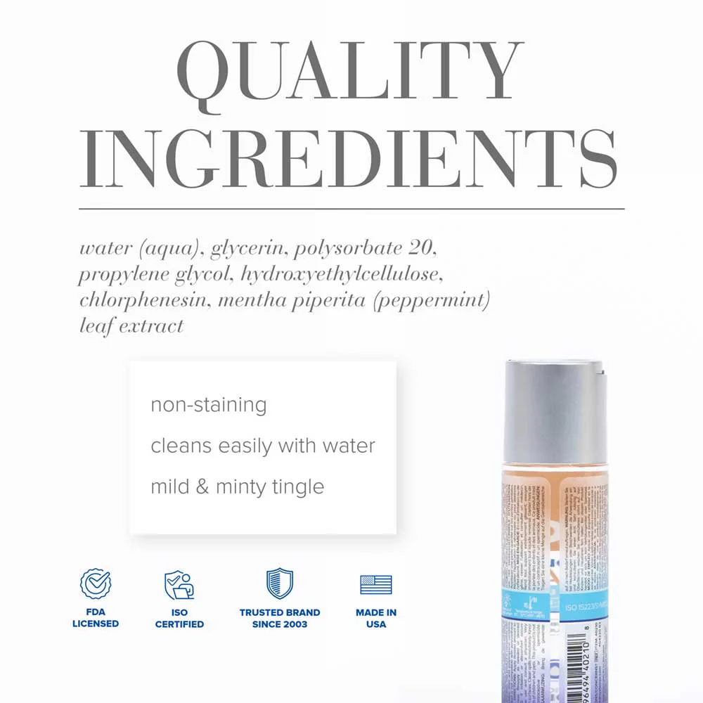 JO Anal H2O Cooling Lube 60ml - Image 2