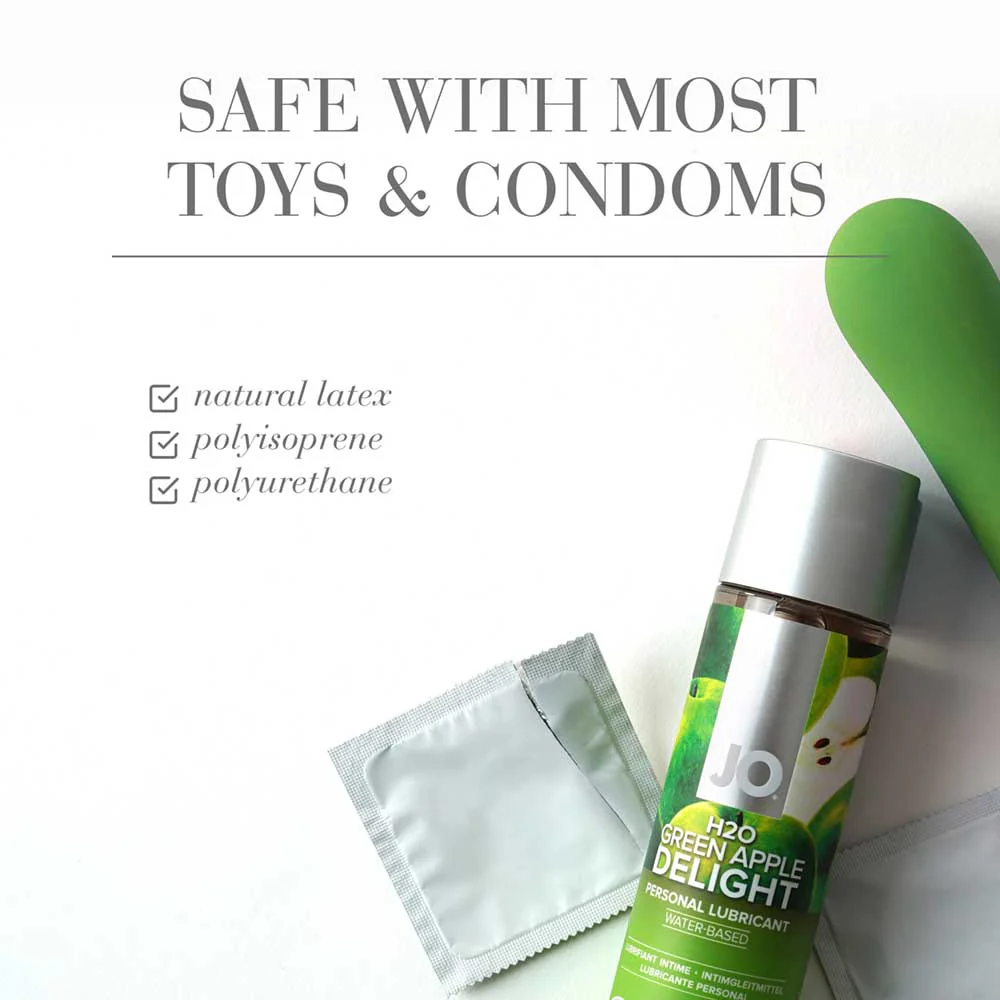 JO H2O Flavors Lube Green Apple 120ml - Image 3