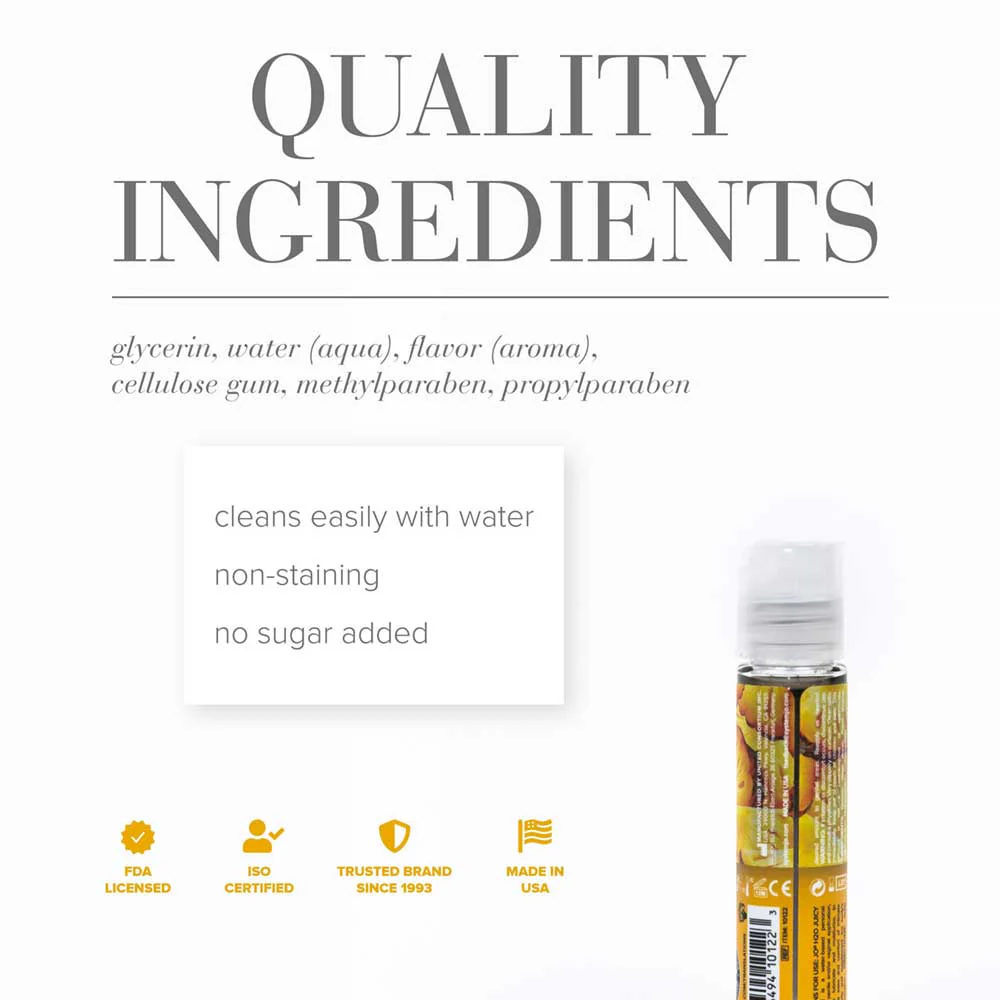 JO H2O Flavors Lube Juicy Pineapple 30ml - Image 2