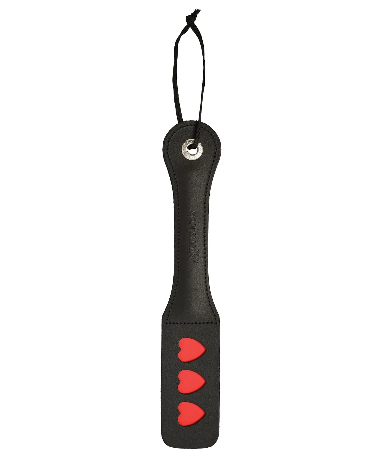 S&M 12" Heart Leather Paddle - Image 3