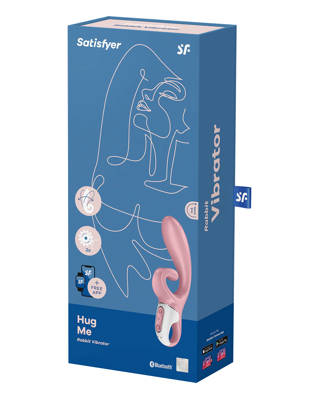 Satisfyer Hug Me Rabbit Vibe Pink