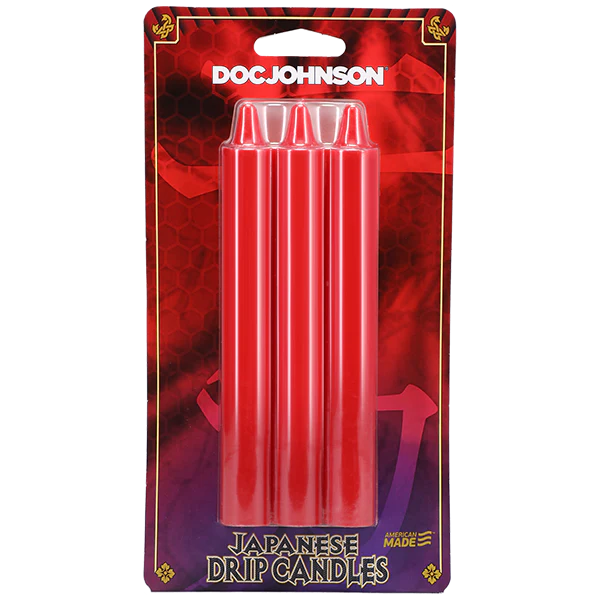 Doc Johnson Japanese Drip Candles - Red