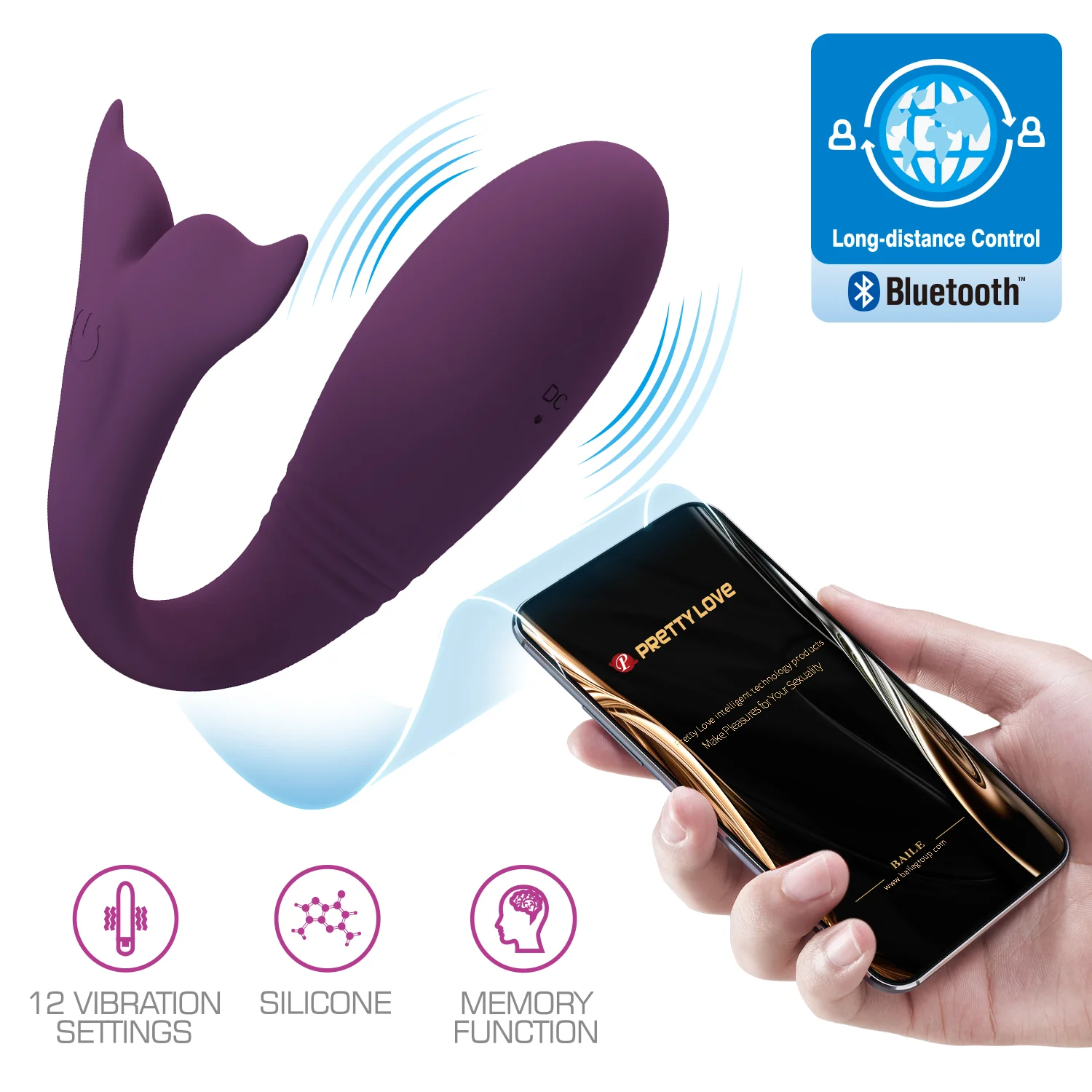 Pretty Love Jayleen Couple's Vibrator - 911HP - Image 6