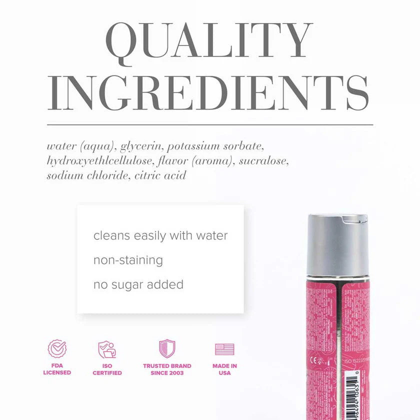 JO Candy Shop Cotton Candy Flavoured Lube 5ml - Image 2