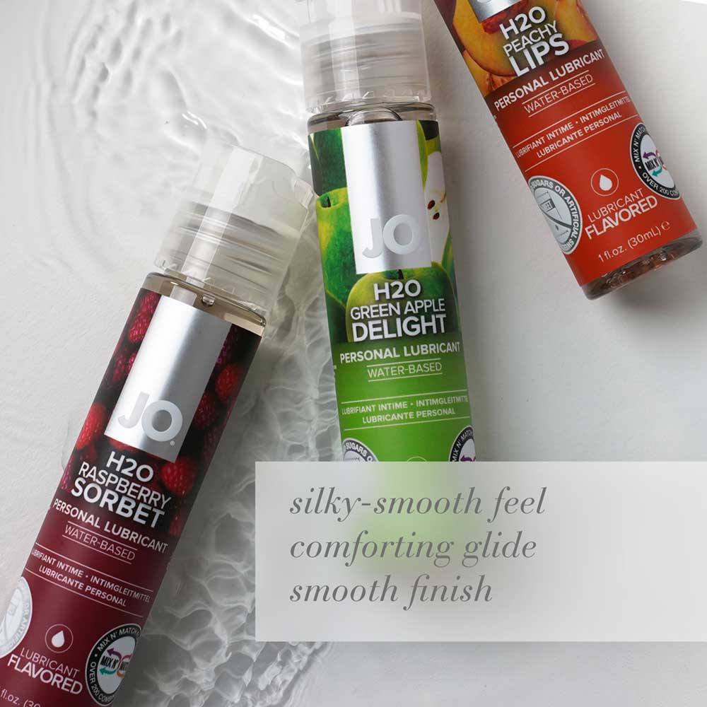 JO H2O Flavors Lube Raspberry Sorbet 120ml - Image 4