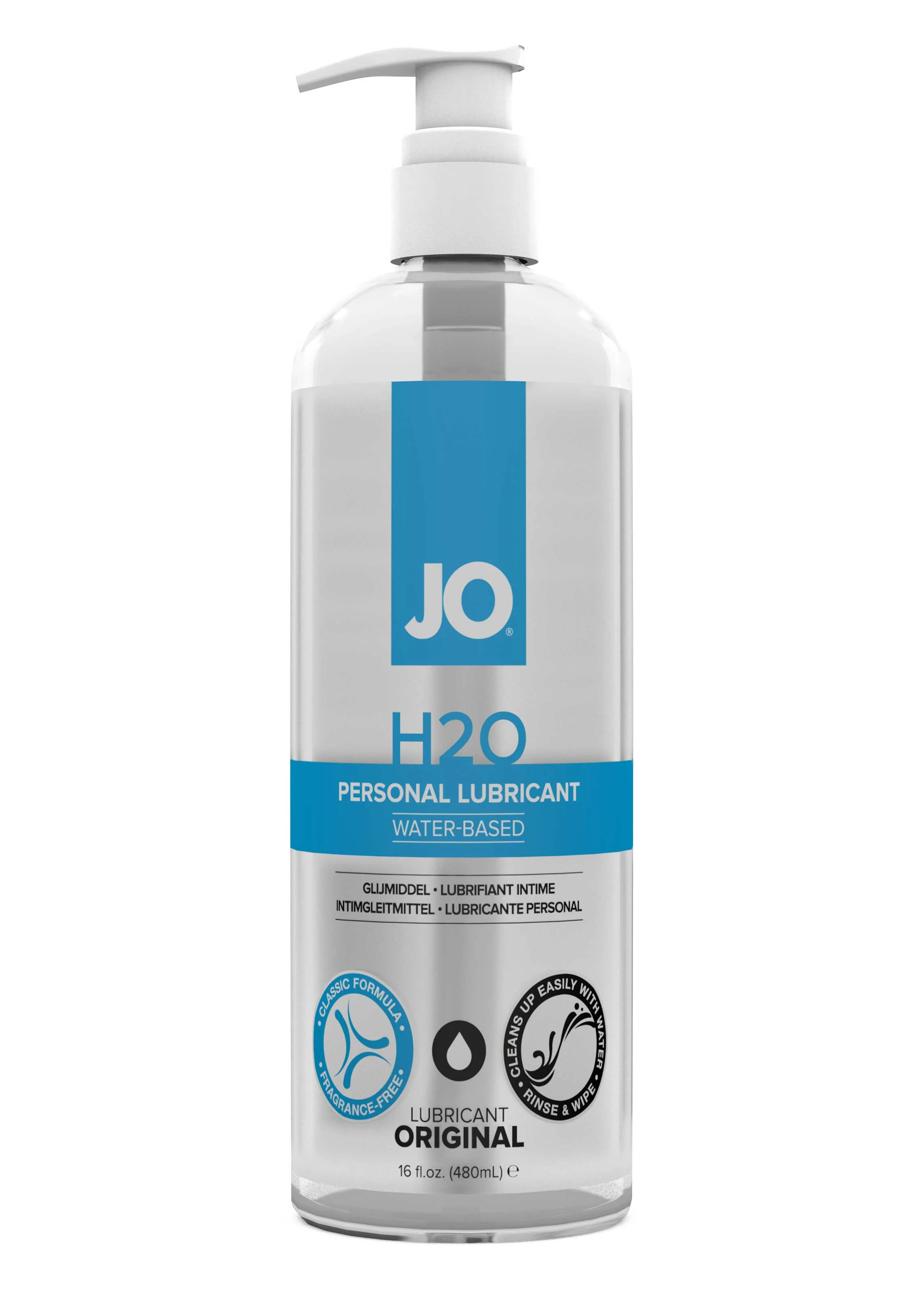 JO H2O Waterbased Lube 480ml