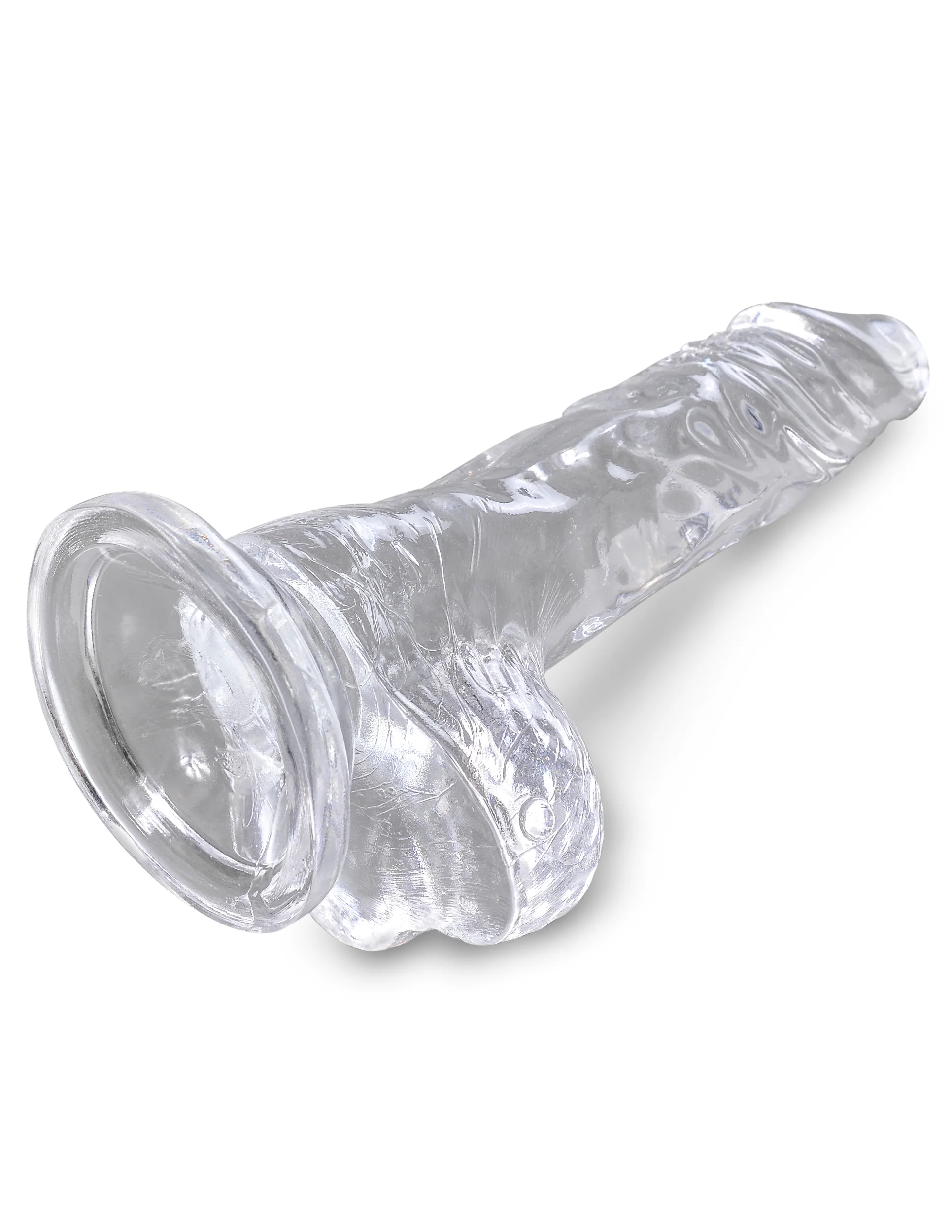 King Cock Clear 4" with Balls - Image 4