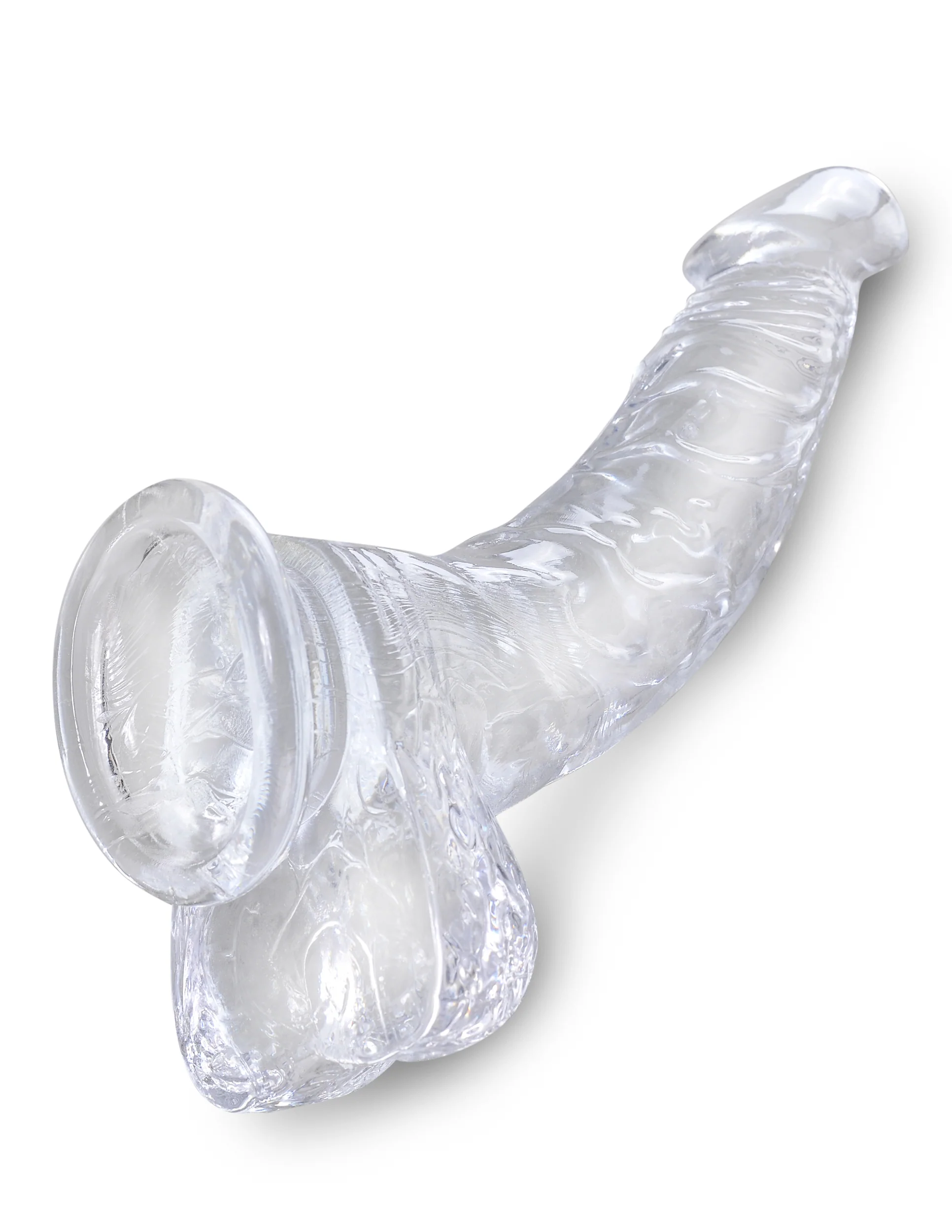 King Cock Clear 7.5" with Balls - Image 6
