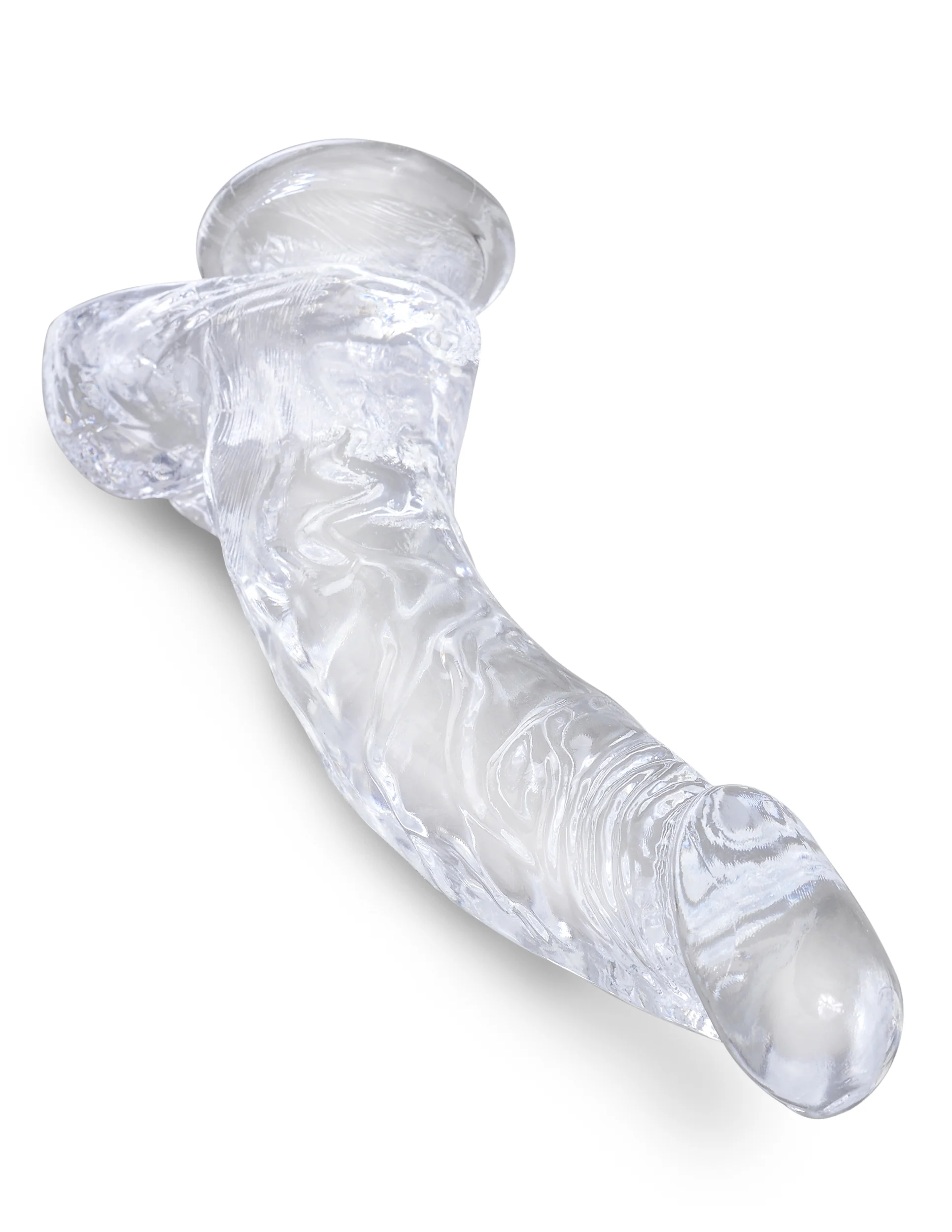 King Cock Clear 7.5" with Balls - Image 7