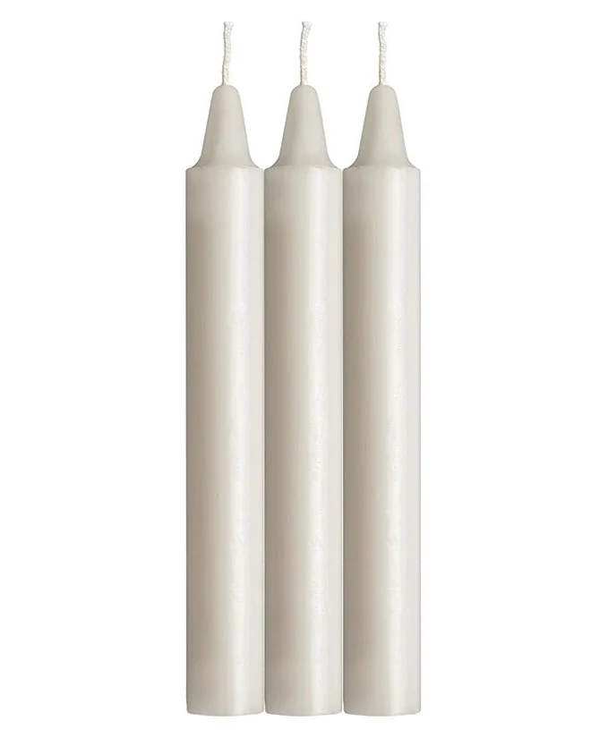 Lacire Drip Pillar Candles - White