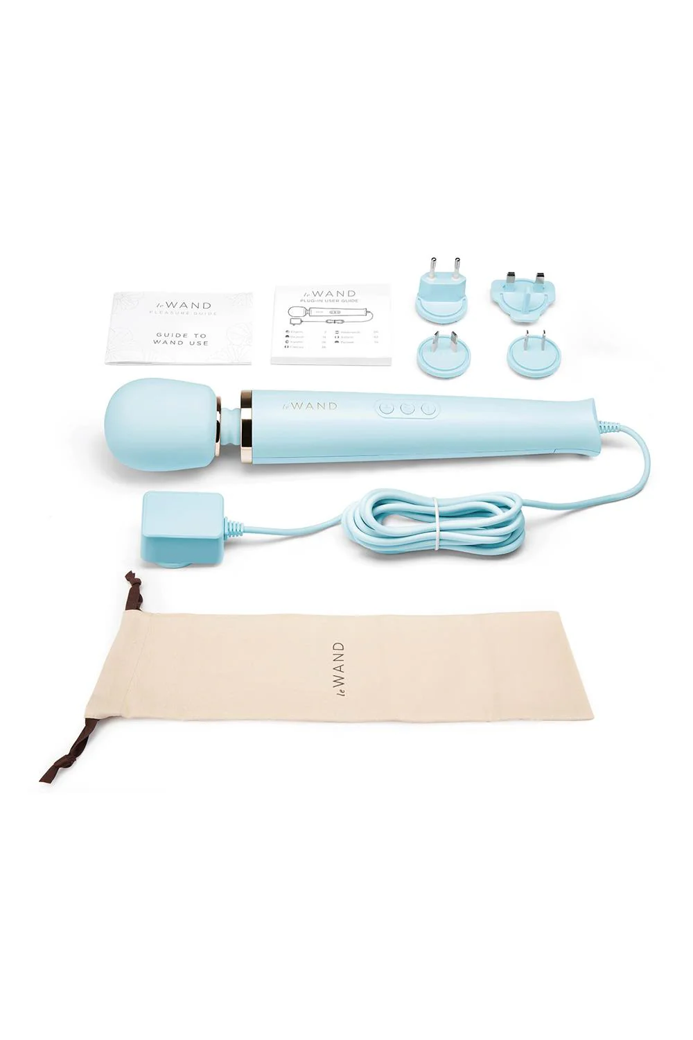 Le Wand Plug In Massager Sky Blue - Image 7