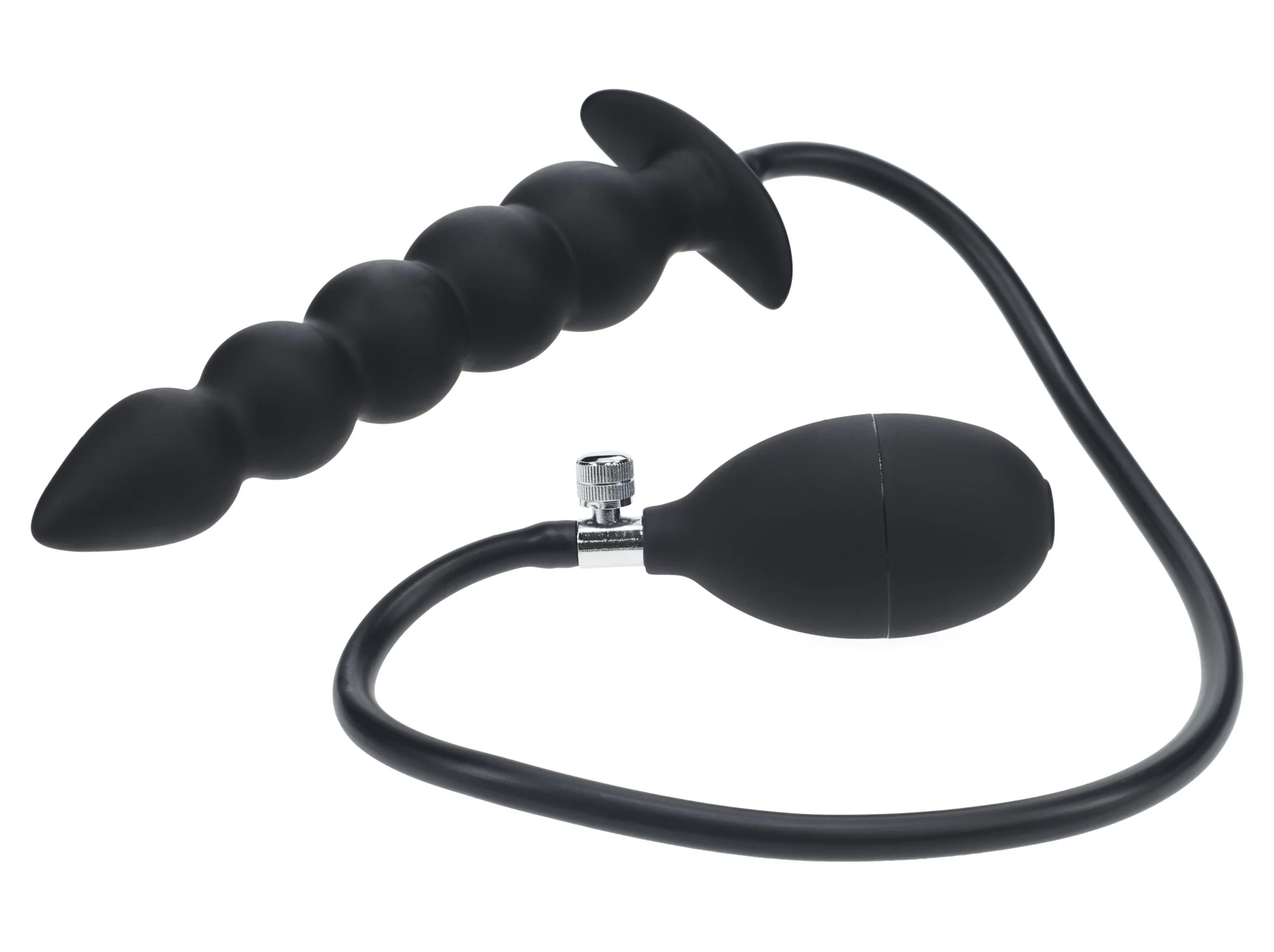 Levelz Beaded Inflatable Silicone Anal Plug - Image 2