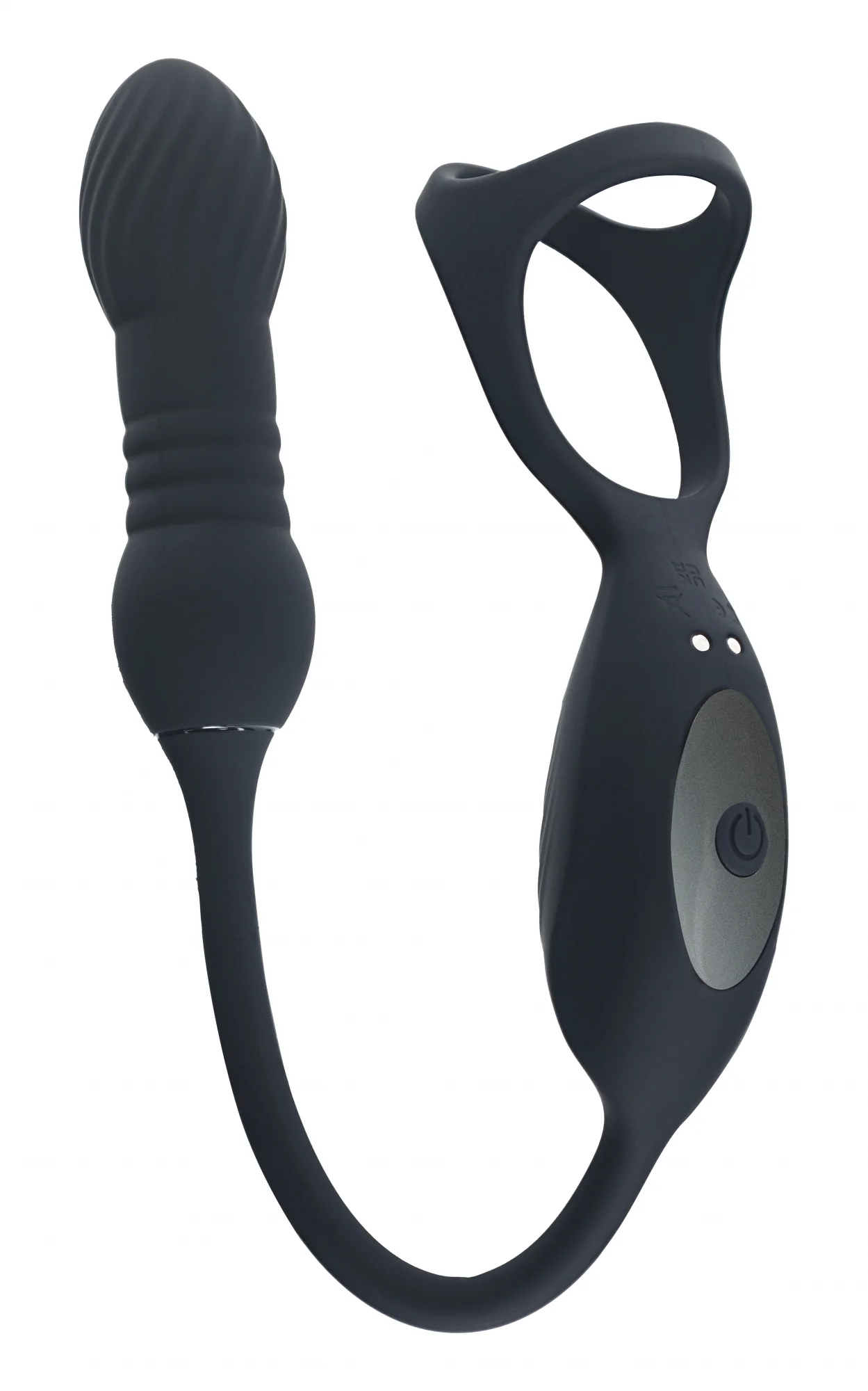 Levelz Vibrating & Thrusting Tri O Cock Ring With Prostate Stimulator - Image 2