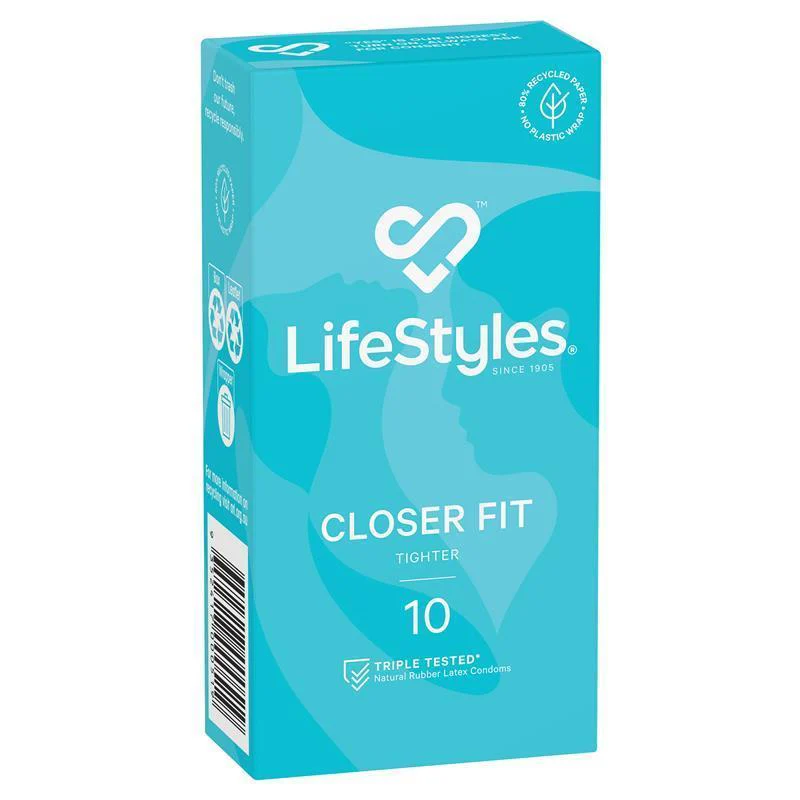 Lifestyles Condoms Closer Fit 10 Pack