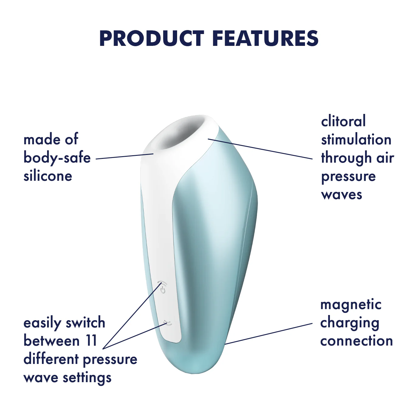 Satisfyer Love Breeze Ice Blue - Image 3