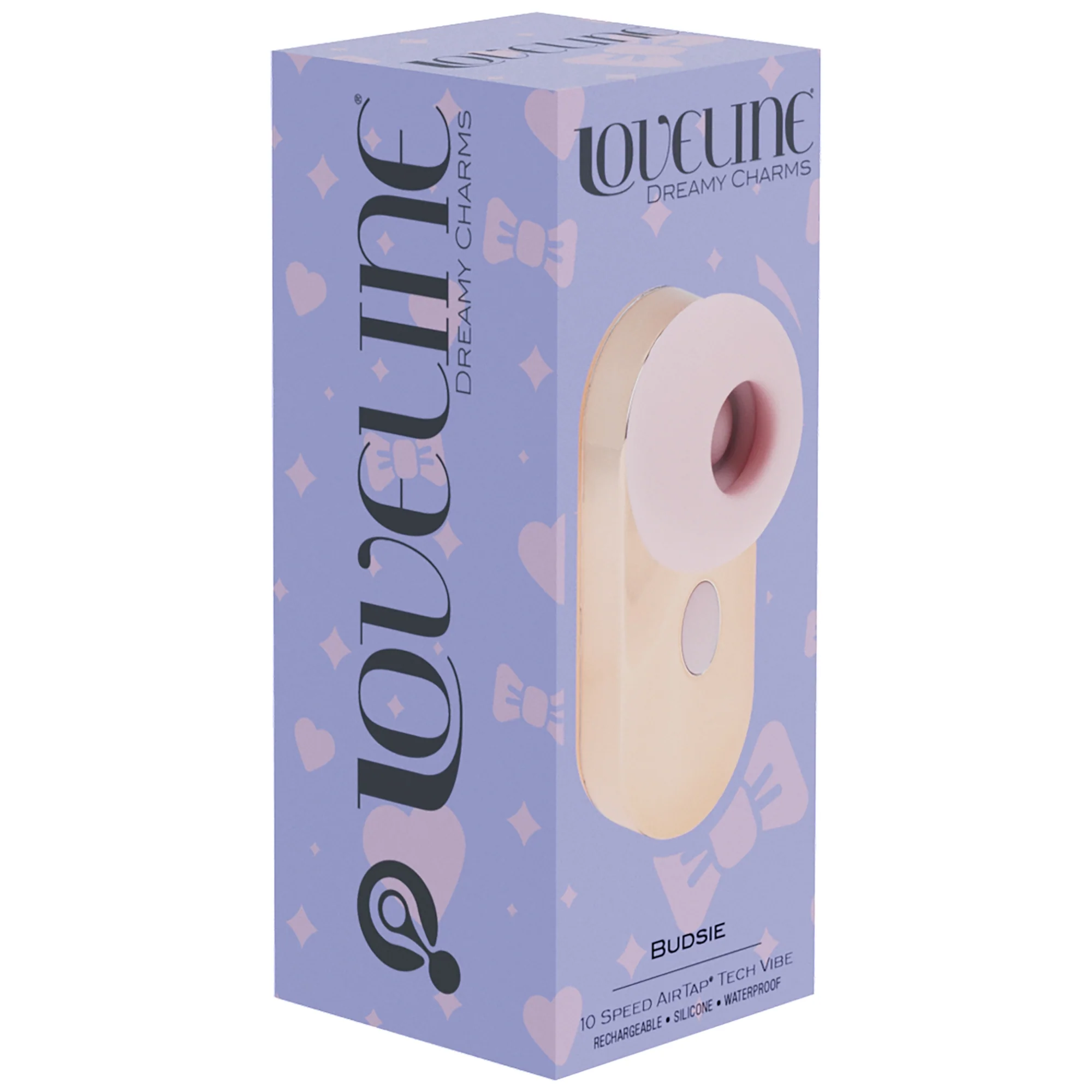 Loveline Budsie Compact Clitoral Air Pulse Vibe Pink - Image 3