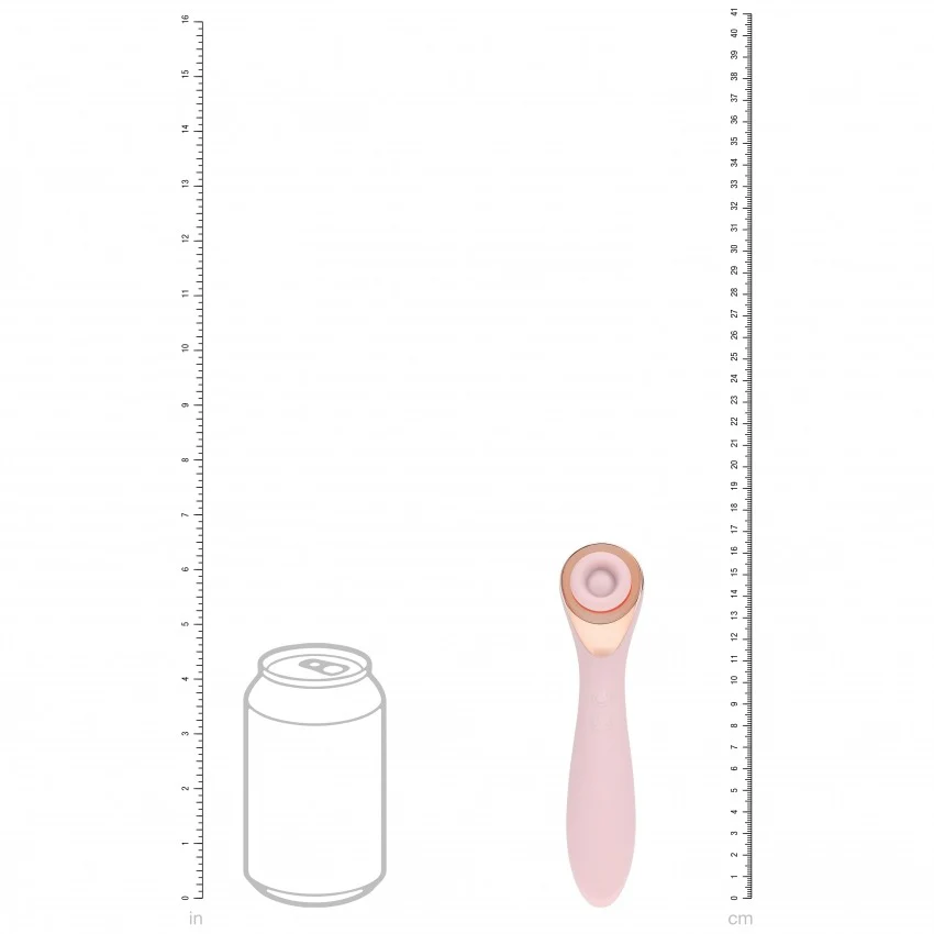 Loveline Darling Clitoral Air Pulse Interchangeable Head Vibe Pink - Image 10