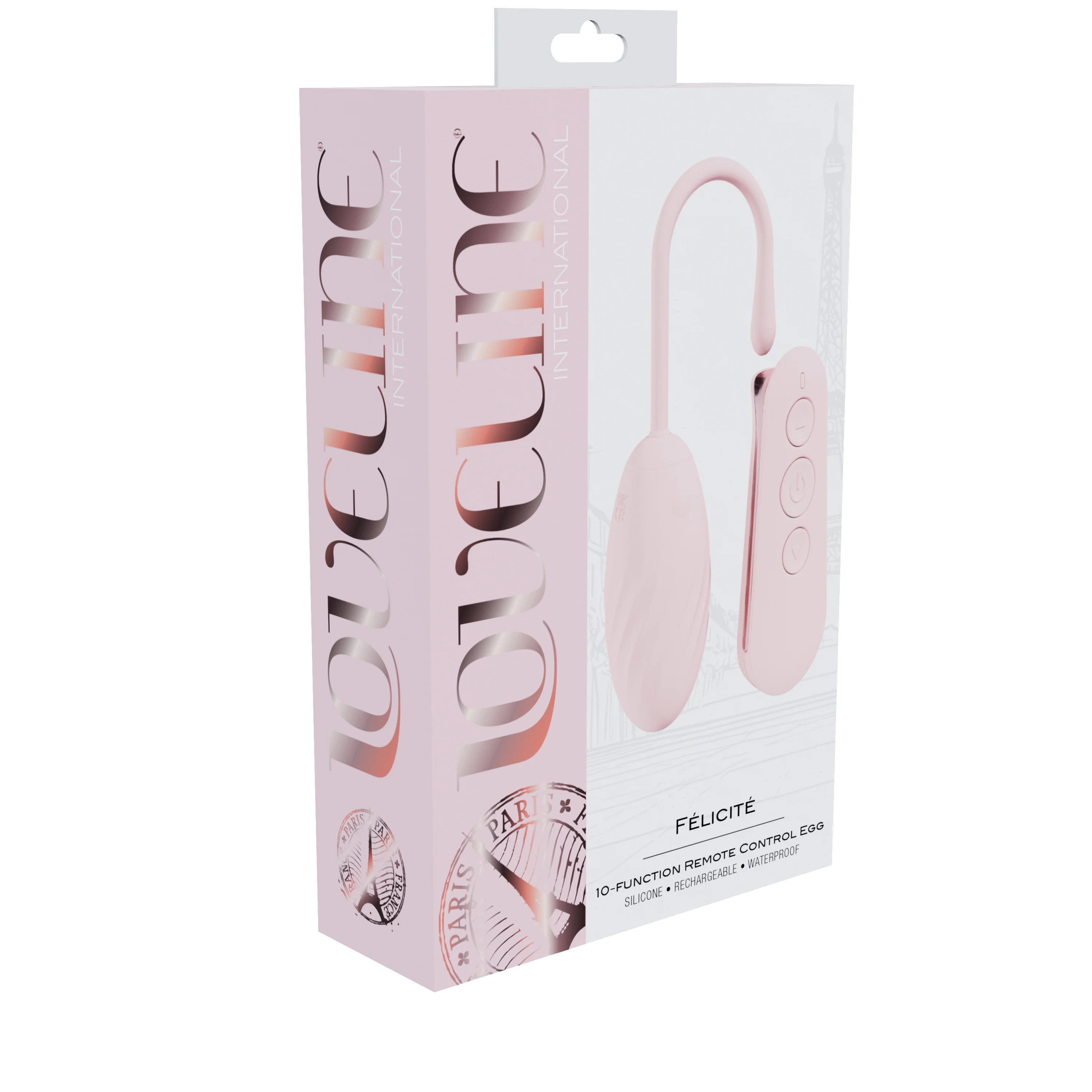 Loveline Felicite 10 Function Silicone Rechargeable Egg Vibe - Image 2