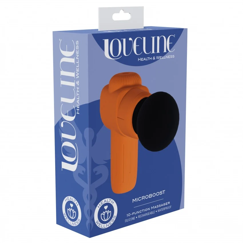 Loveline Microboost Massager Orange - Image 2