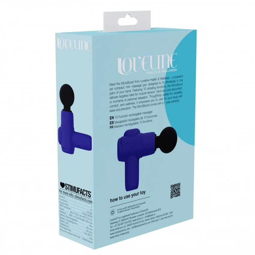 Loveline Microboost Massager Purple - Image 3