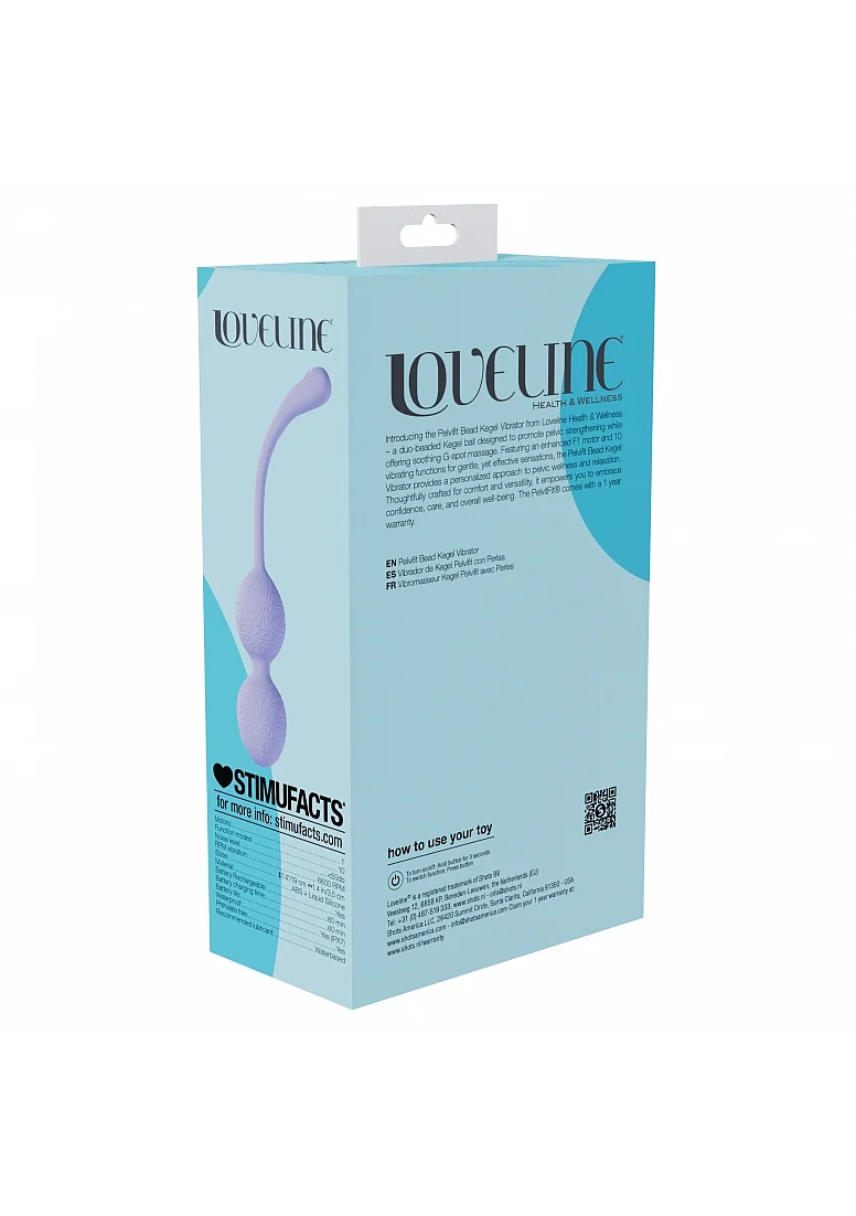 Loveline Pelvifit Kegel Beads Lavender - Image 3