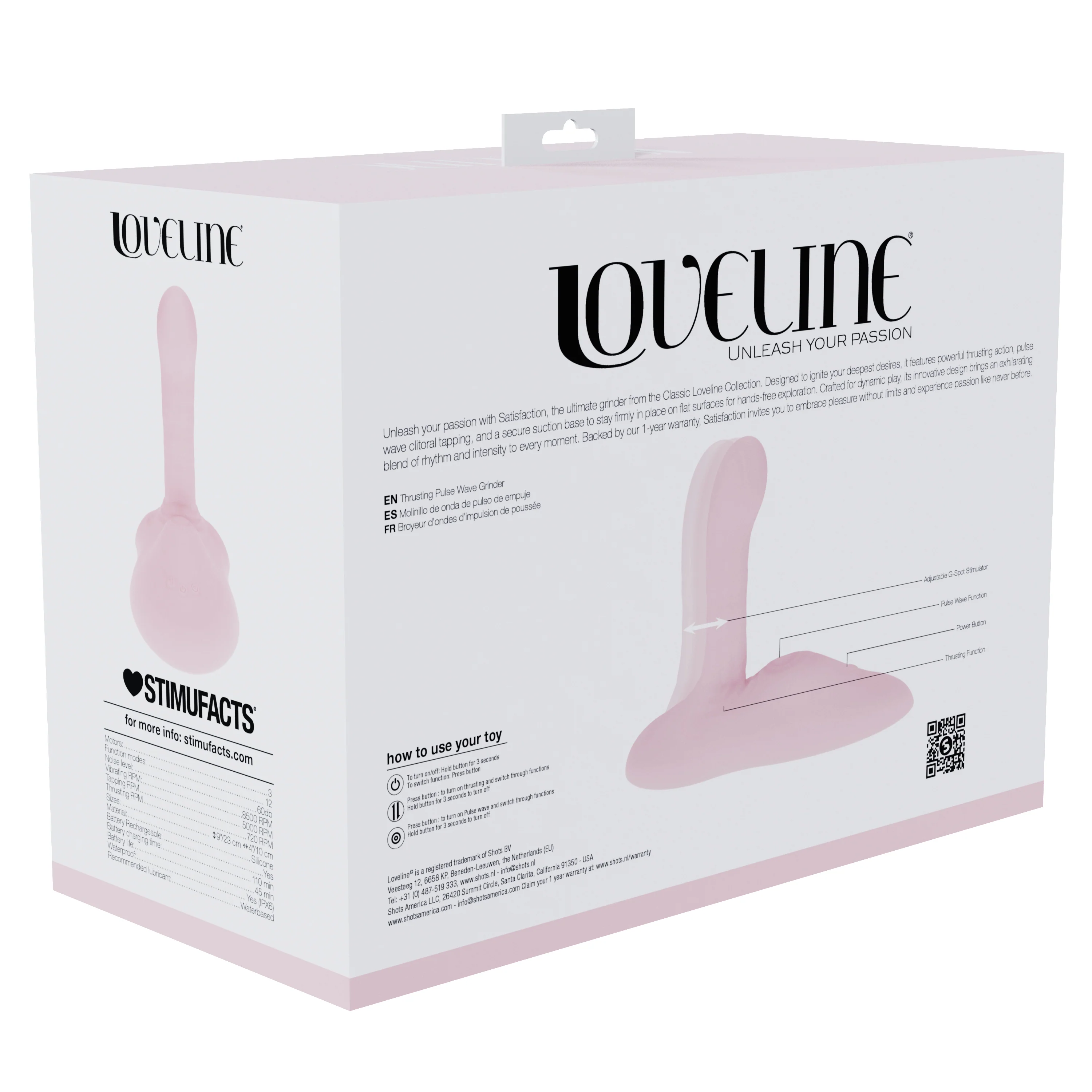 Loveline Satisfaction Grinder Pink - Image 5