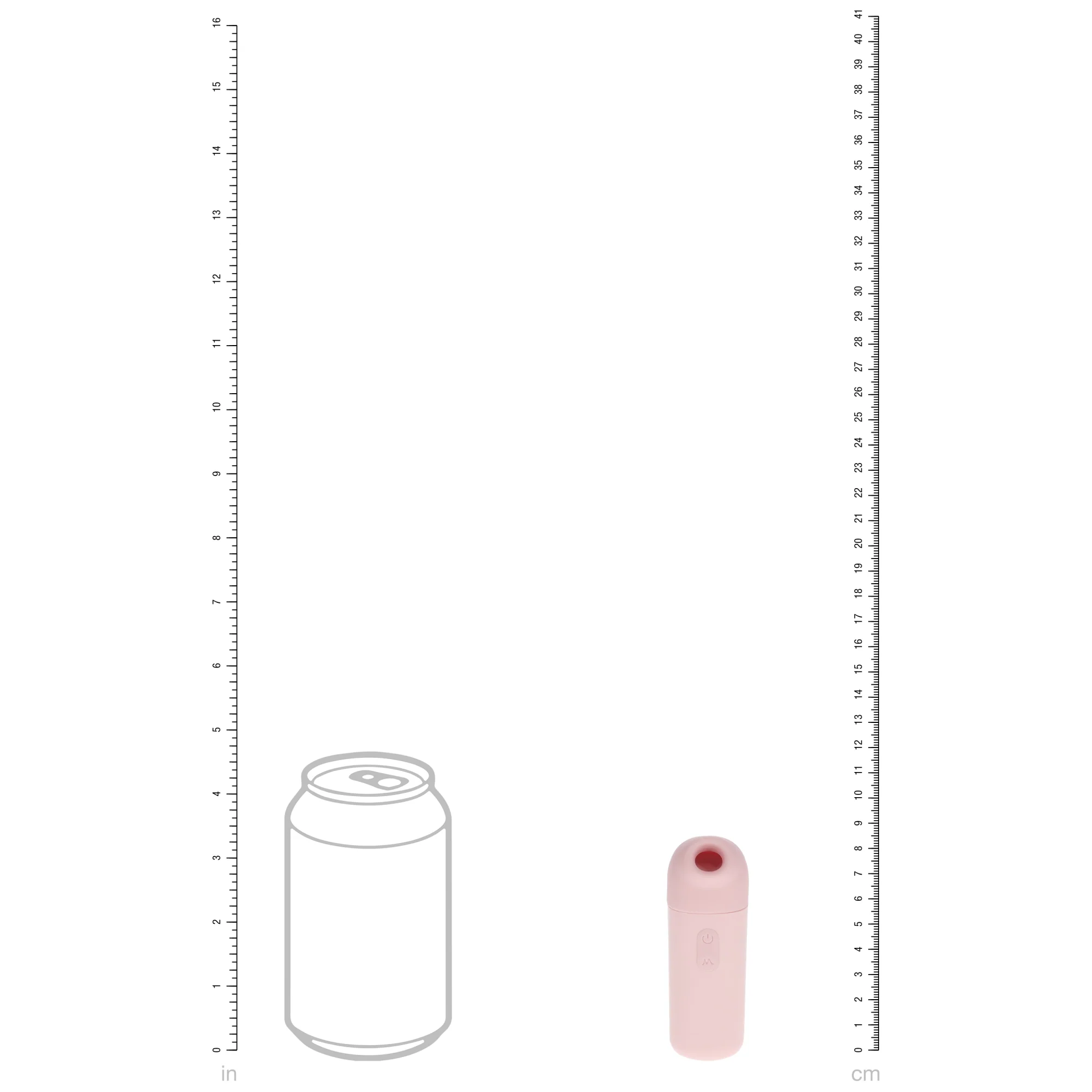 Loveline Sweetie Removable Head Clitoral Air Pulse Vibe Pink - Image 12