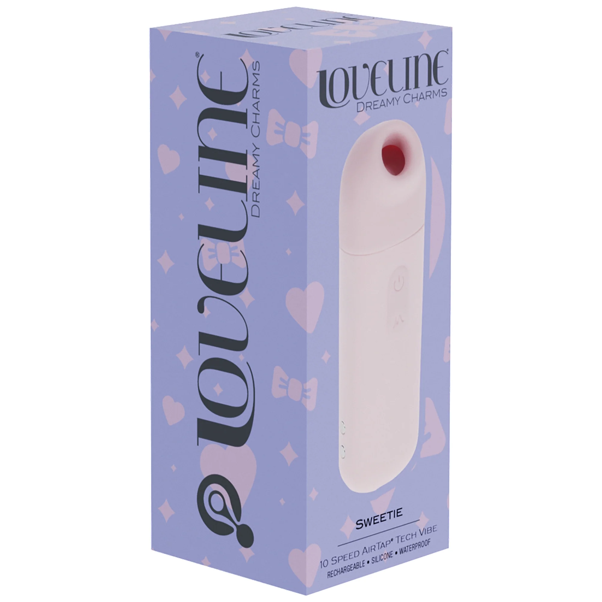 Loveline Sweetie Removable Head Clitoral Air Pulse Vibe Pink - Image 2