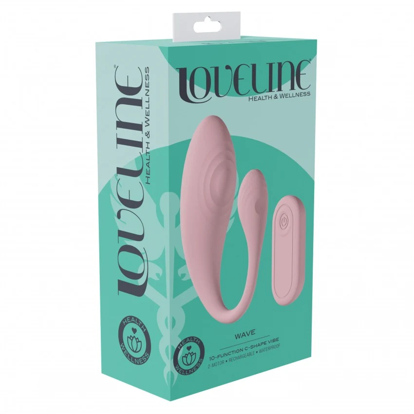 Loveline Wave C-Shaped G-Spot Vibe Pink - Image 4