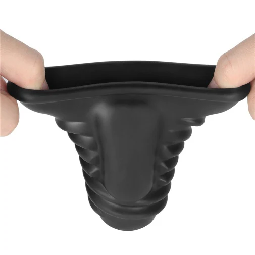 Lovetoy Knights Spiral Vibro Ring - Black - Image 6