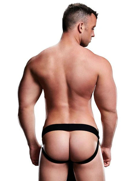 Envy Low Rise Open Back Jock Black L/XL - E065 - Image 2