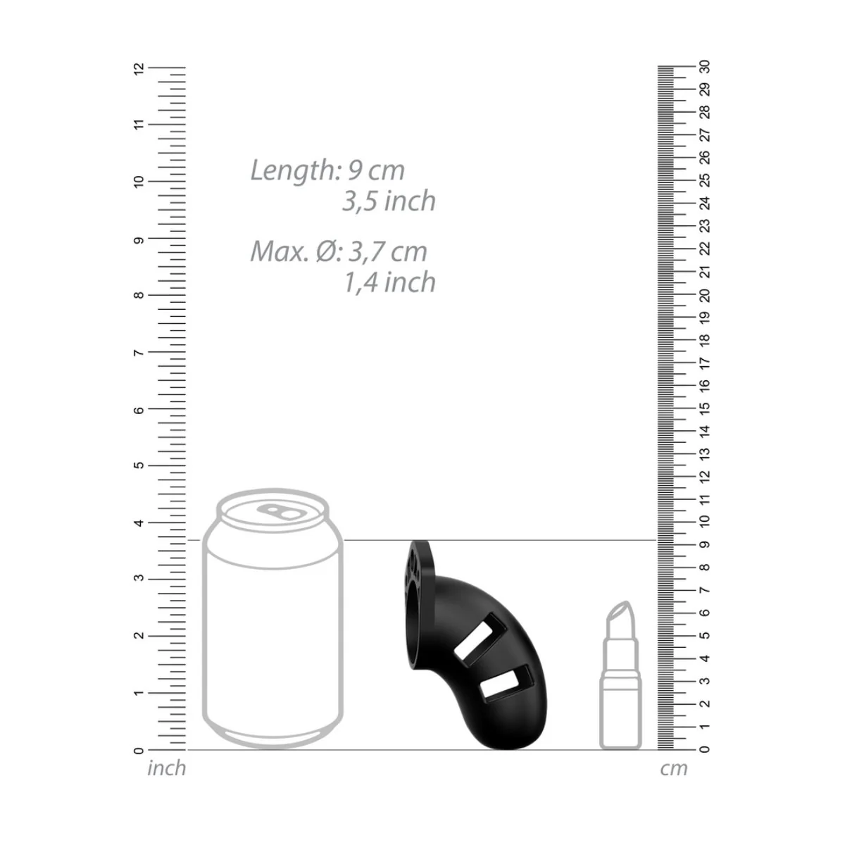 Mancage Model 20 Chastity Cock Cage 3.5" - Image 2