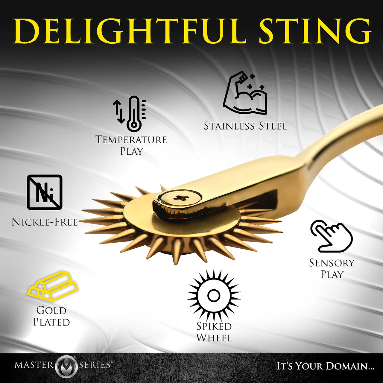Master Series Gold Wartenberg Wheel - Image 7