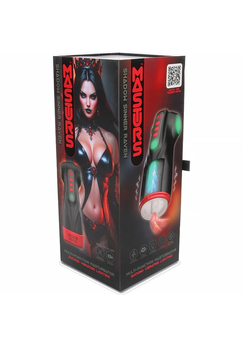 Masturs Raven Shadow Sinner Multi Function Fantasy Masturbator - Image 4