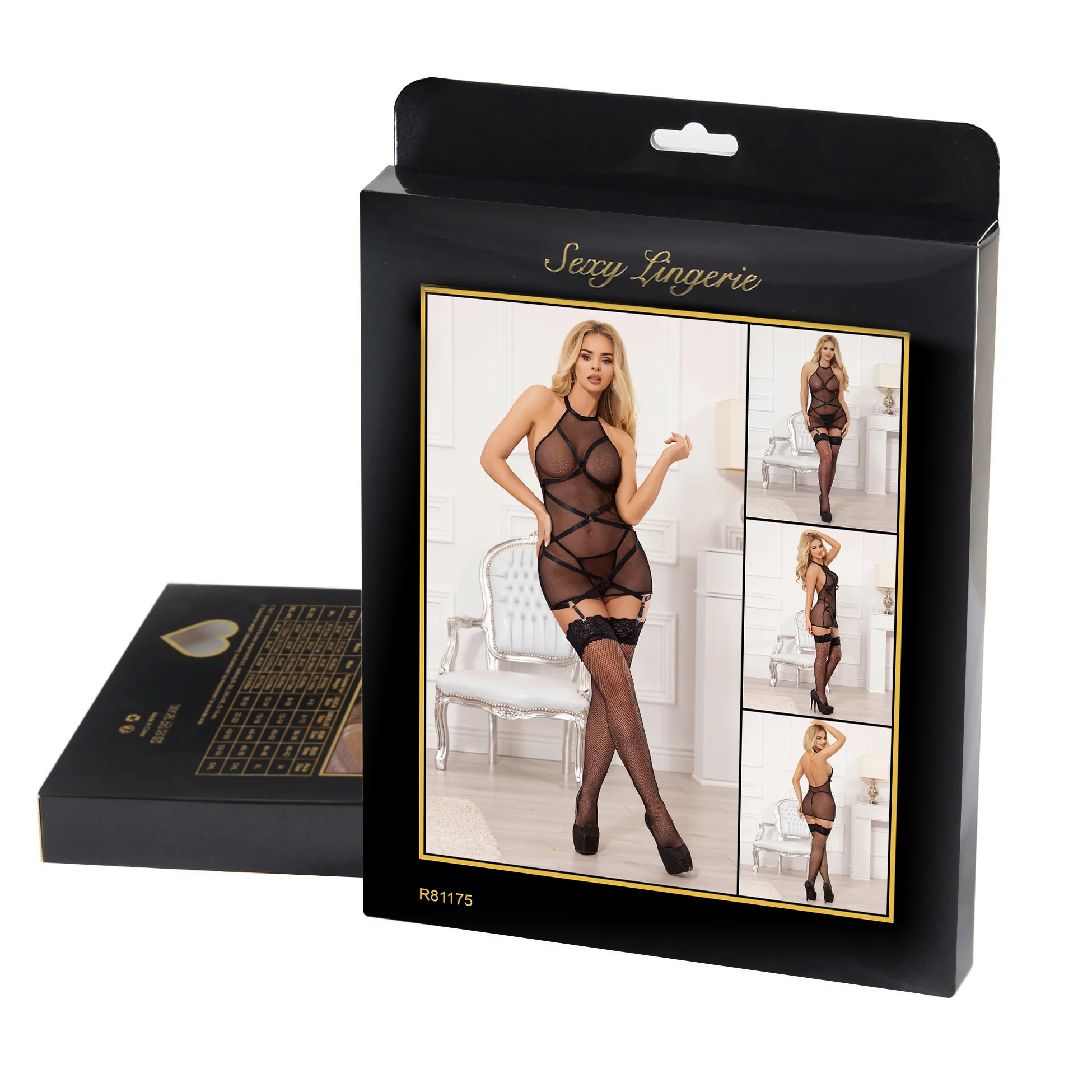 Oh Yeah Mesh Bondage chemise M/L - R81175 - Image 4