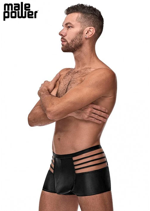Male Power Cage Matte Black Short Black S - 121261 - Image 3