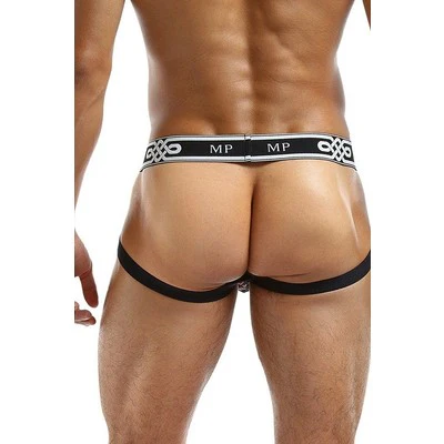 Male Power Peep Jock Blk S/M 398223BKSM - Image 2